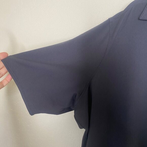 Port Authority Ladies 3XL Button-Up Shirt Dark Gray Short Sleeve Stretch Casual - Picture 5 of 10